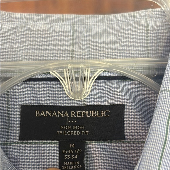 Banana Republic Blue Dress Shirt Classic Design - Picture 2 of 3